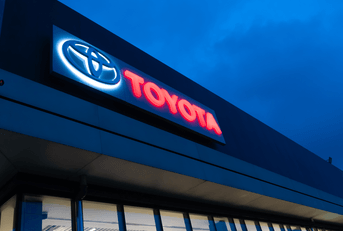 toyota dealership sign