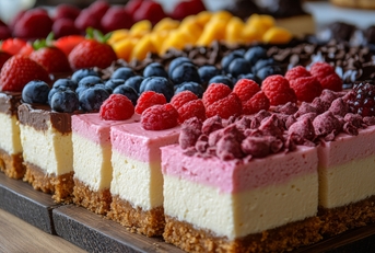 delicious mini cheesecakes