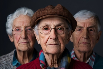 a portrait of senior people