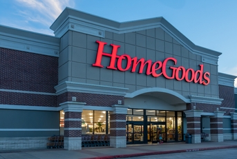 HomeGoods store at night in Pearland