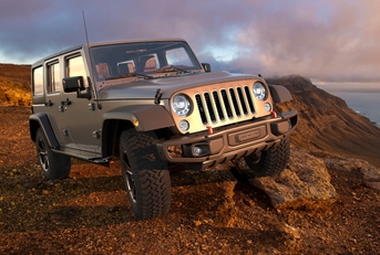 jeep wrangler on the rocks