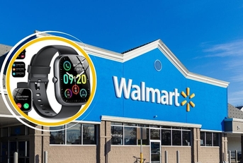 walmart store logo and featured item