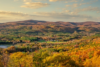 Autumn view from Golden Eagle Restaurant
