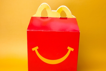 happy meal box from mcdonald