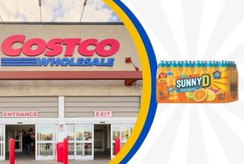 Costco store with Sunny D