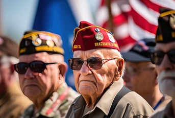 soldiers on veterans memorial day