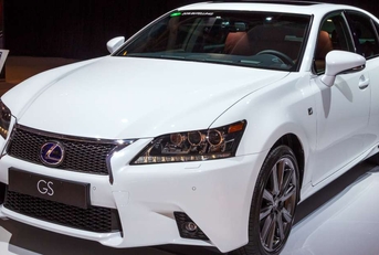 lexus gs car showcased