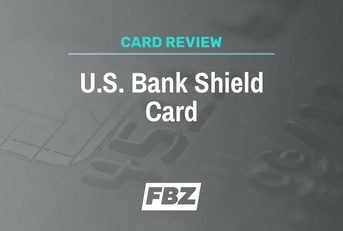Grey background with text that reads U.S. Bank Shield Card