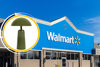 Walmart store and green night lamp product