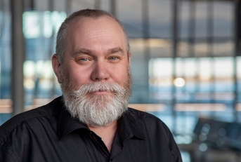 55 year old man in office