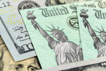 social security checks and cash