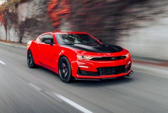 red chevrolet camaro