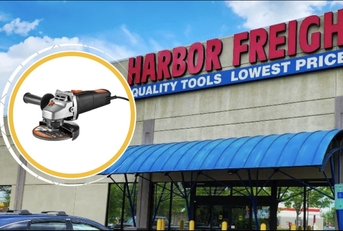 Harbor Freight Template with Warrior Angle Grinder