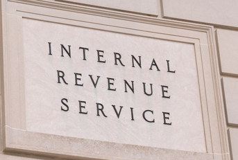 Internal Revenue Service sign