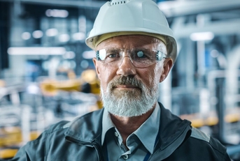 Portrait of a mature man working a blue collar job
