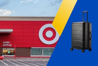 Original Target Template 1 with Open Story Hardside Carry On Spinner Suitcase