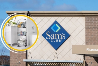 Original Sam's Club Template 3 with Member's Mark 3-Tier Standing Black Wire Basket