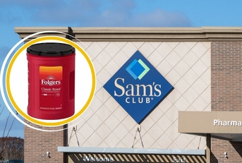 Original Sam's Club Template 3 with Folgers Classic Medium Roast Ground Coffee