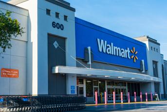 Walmart store facade