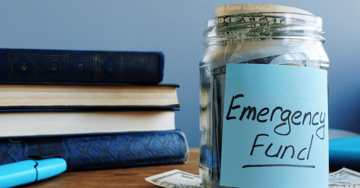Emergency fund jar
