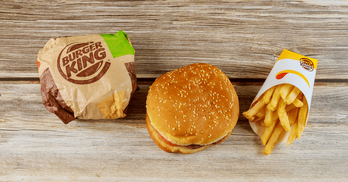 Burger king meal