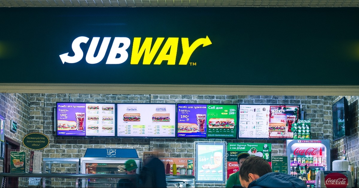 Subway fast food restaurant