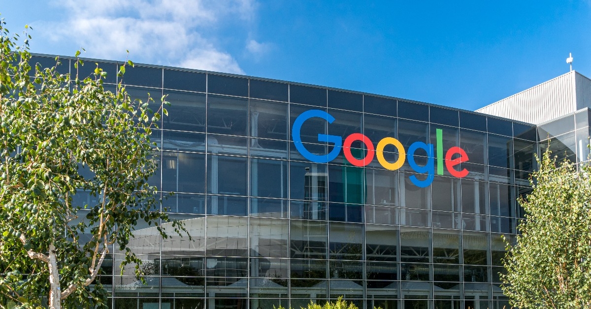 Google Corporate Headquarters and Logo