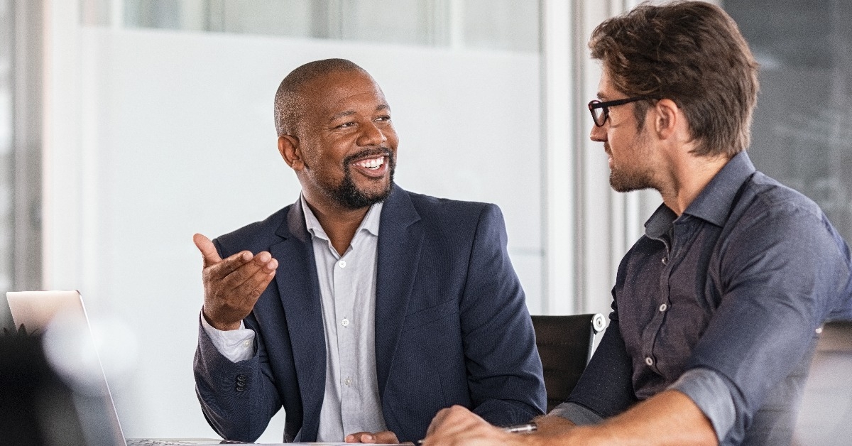 multiethnic business people in meeting