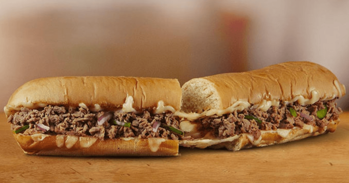 Subway steak sandwich