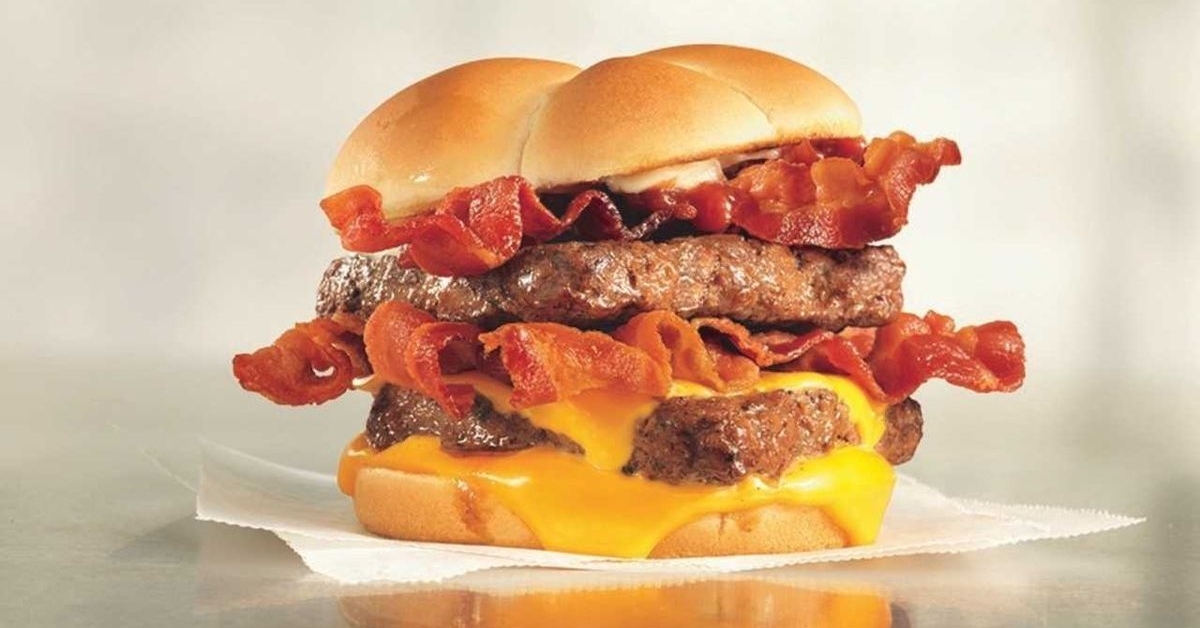 Wendy's baconator burger