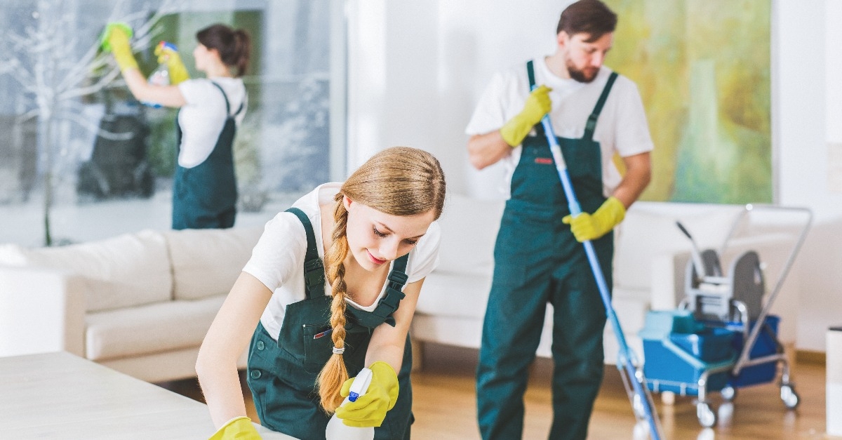 cleaning service employees 
