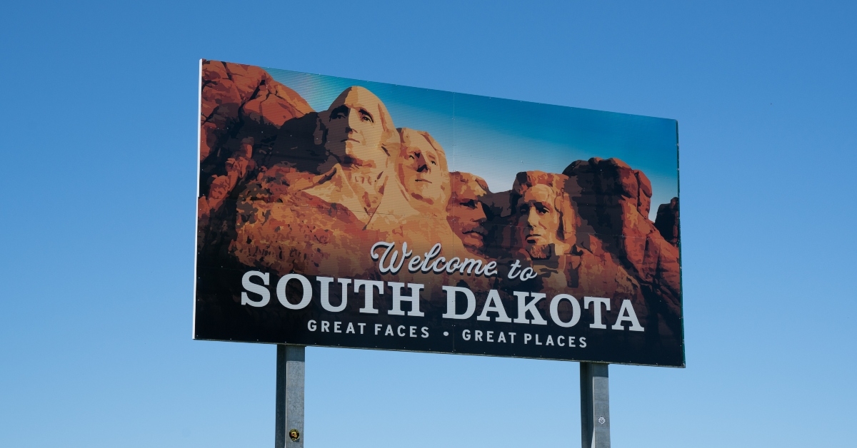 South Dakota sign