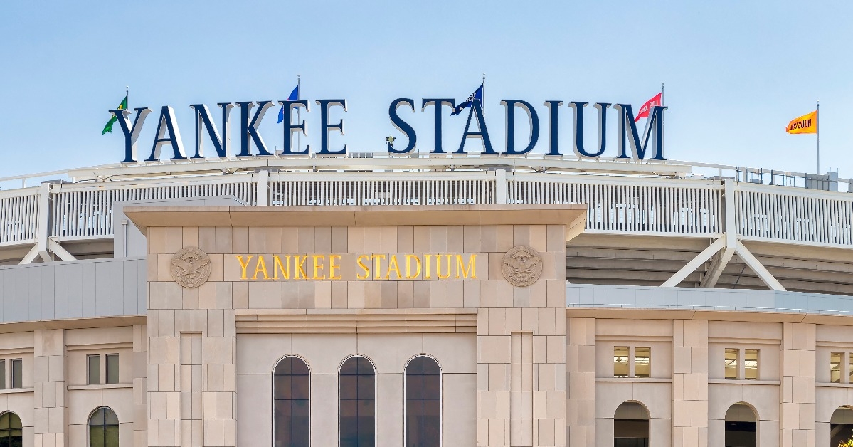 outside view of Yankee Stadium in Bronx