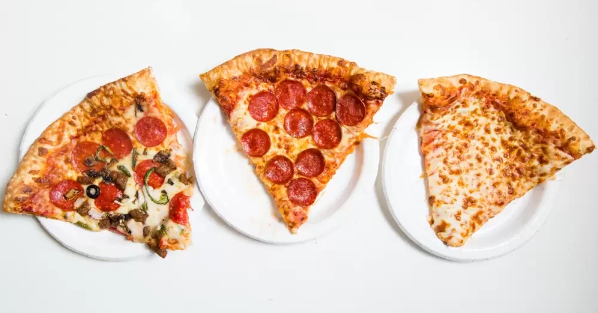 Pizza slices