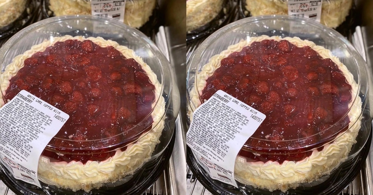 Costco strawberry cheesecake