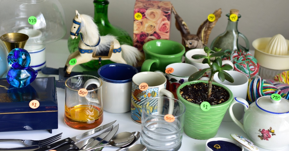 Garage sale yard sale