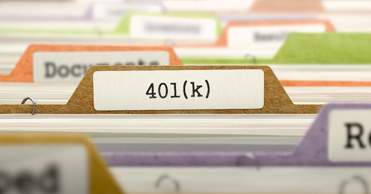 folder in catalog marked as 401K