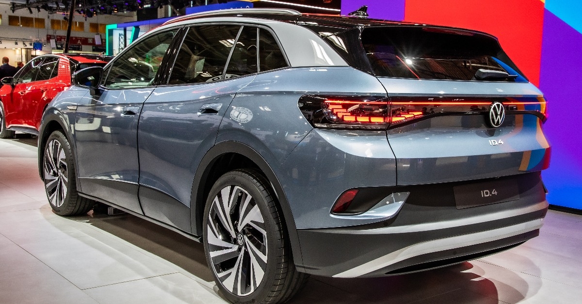 Volkswagen ID.4 all-electric SUV-coupe car 