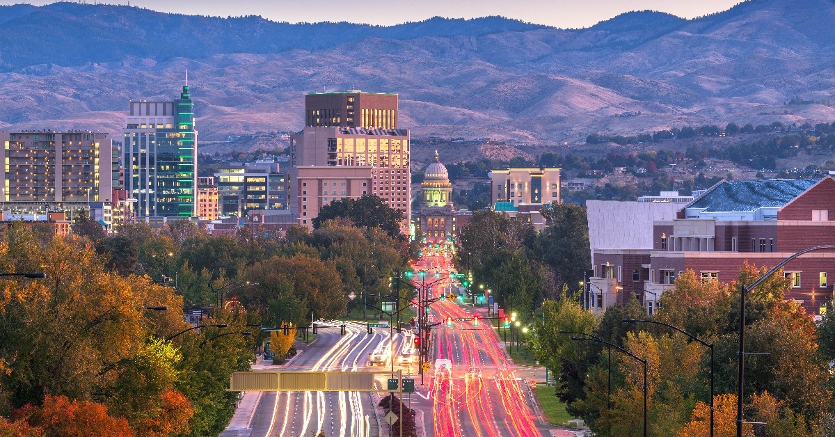 Boise Idaho USA Downtown