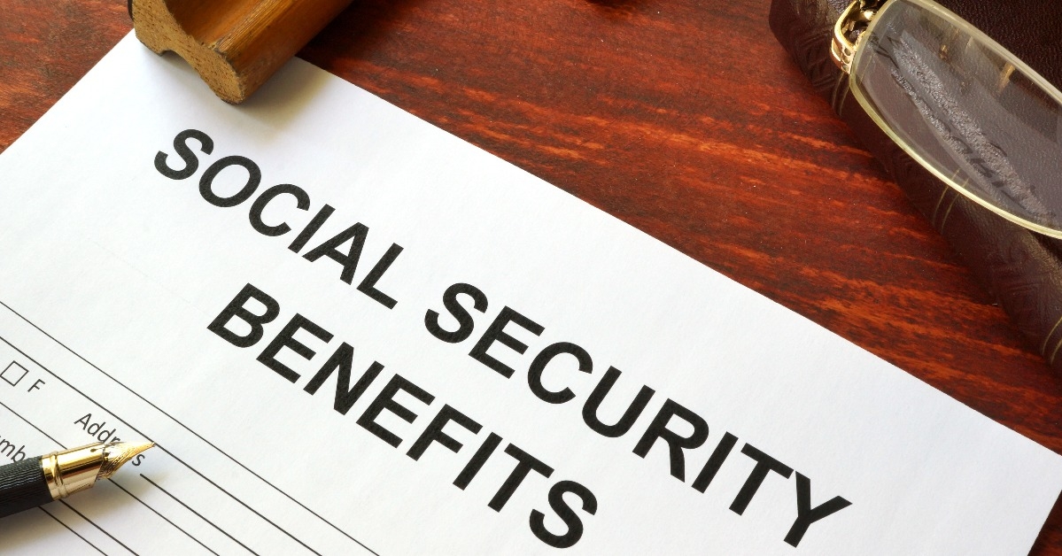 Social security benefits form
