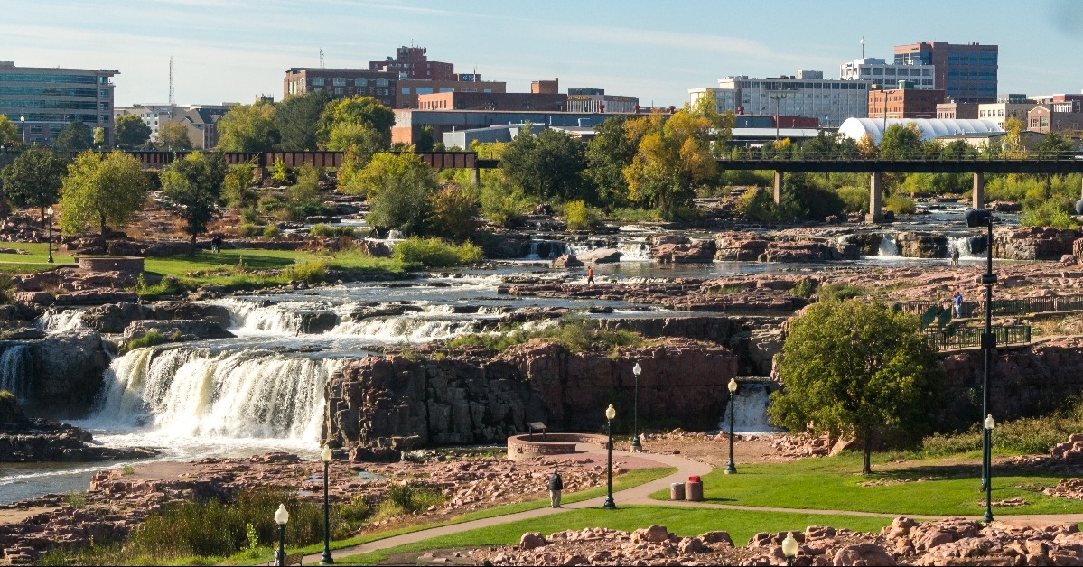 lovely park in Sioux City South Dakota