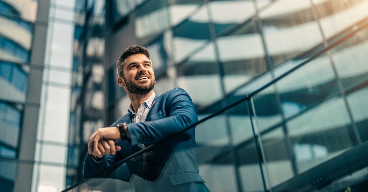 confident businessman 