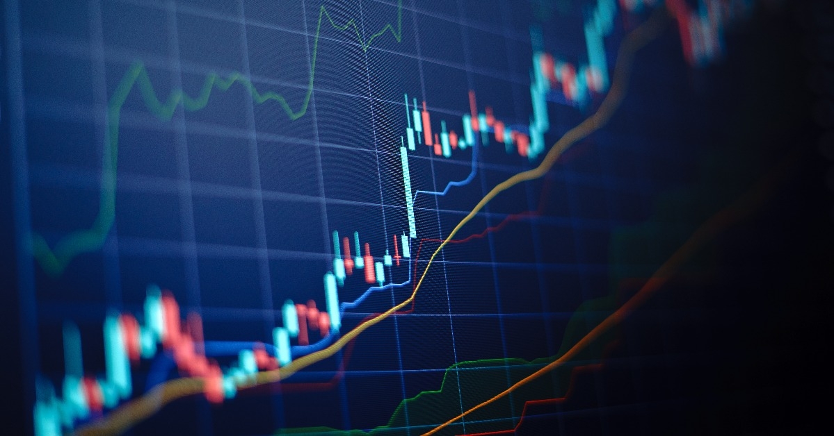  candlestick graph in stock market 