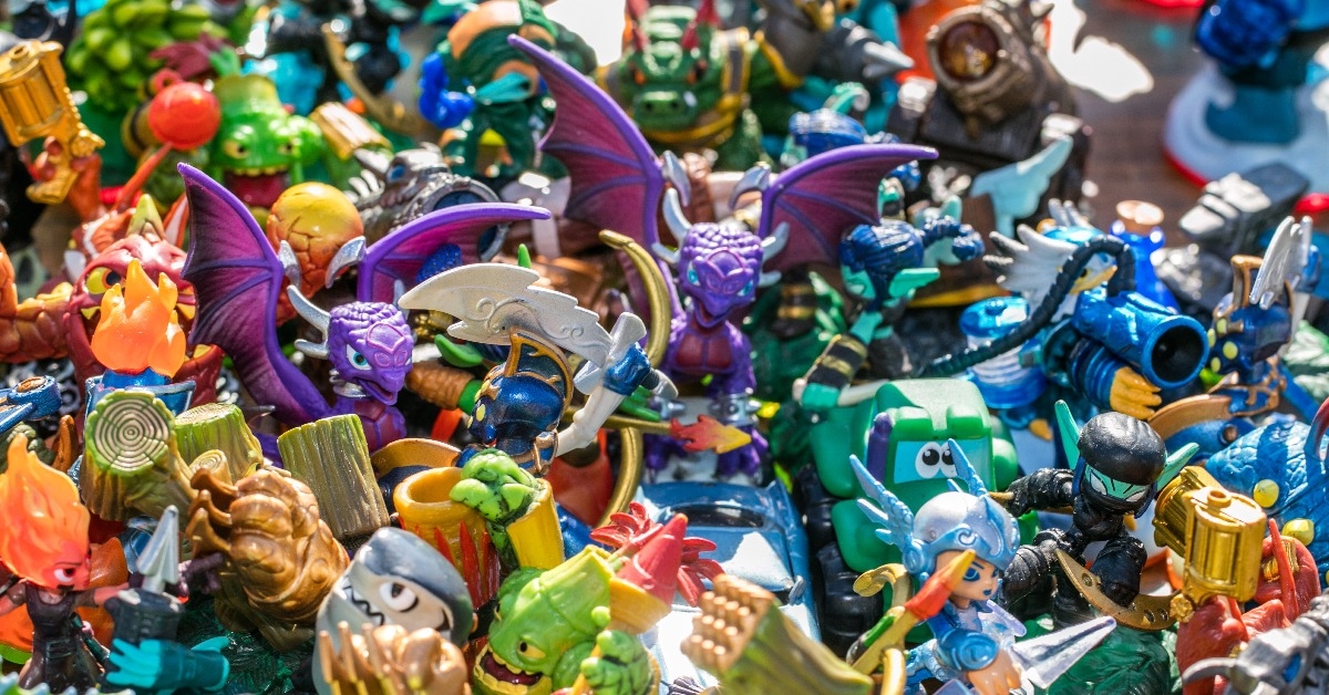 miniatures sold for childhood consumption at garage sale