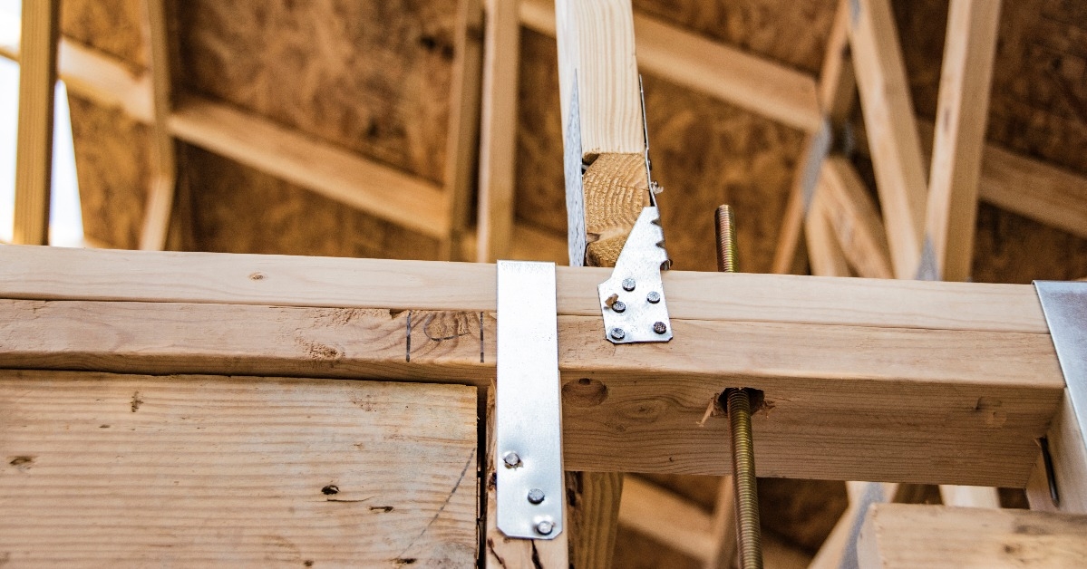rafter ceiling joist new roof and hurricane clips