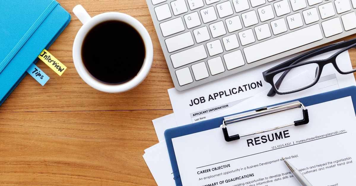 job application and resume documents 