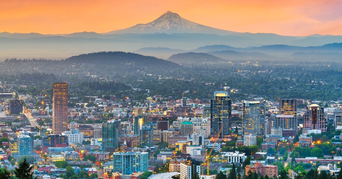 portland oregon usa downtown