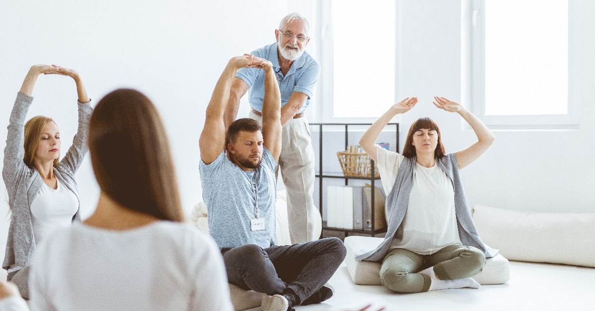 stretching the muscles