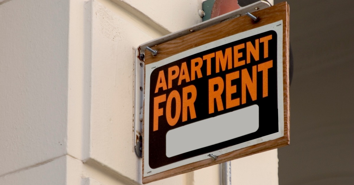 apartment for rent sign