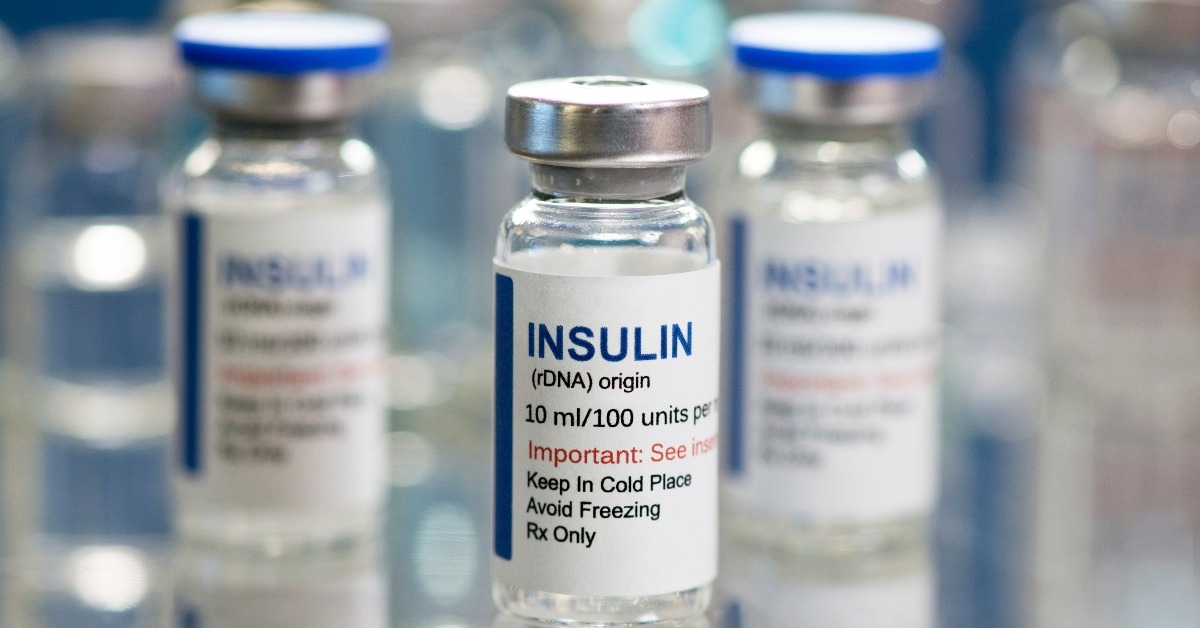 human insulin vials